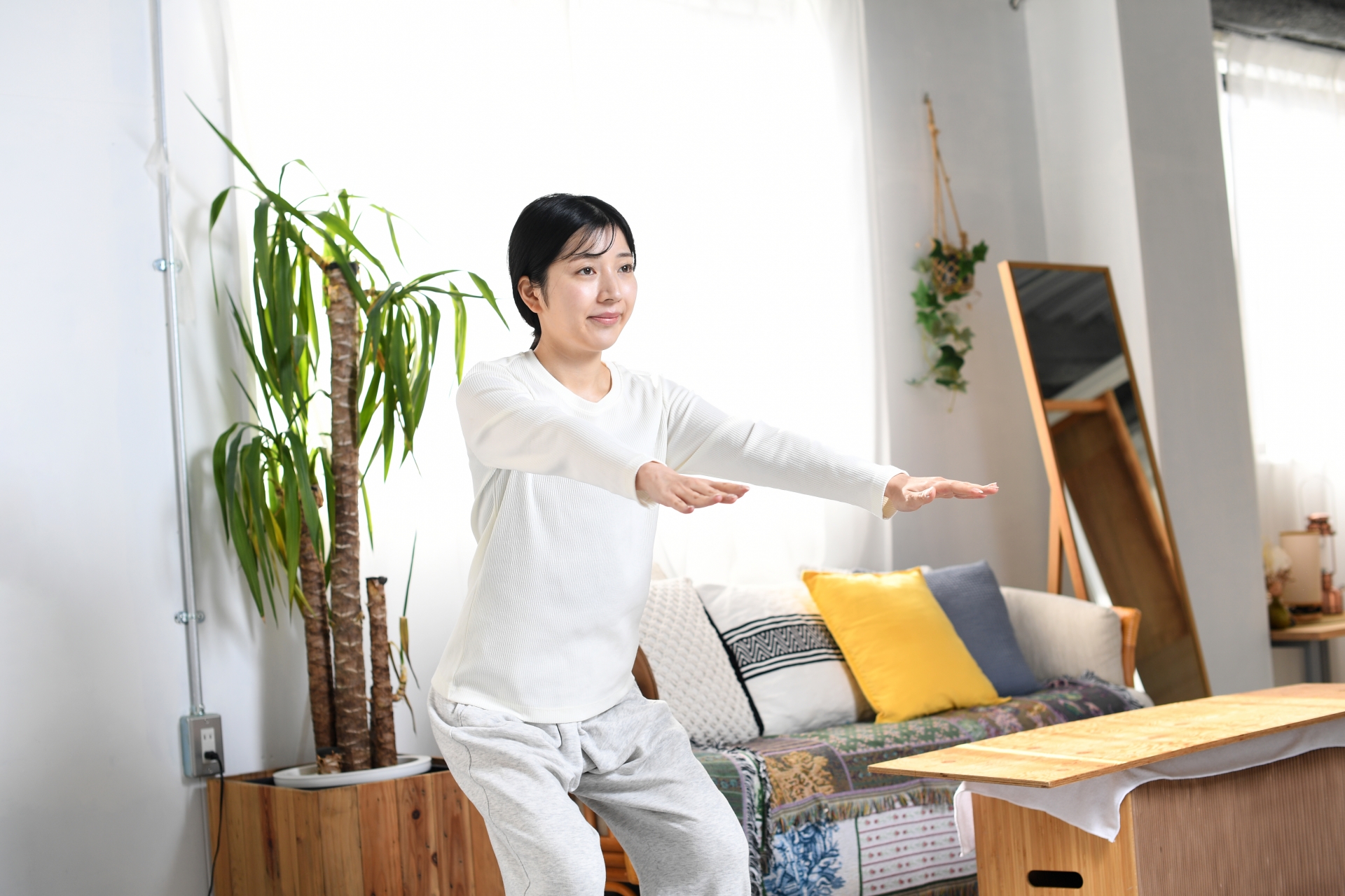 ゆっくりスクワット